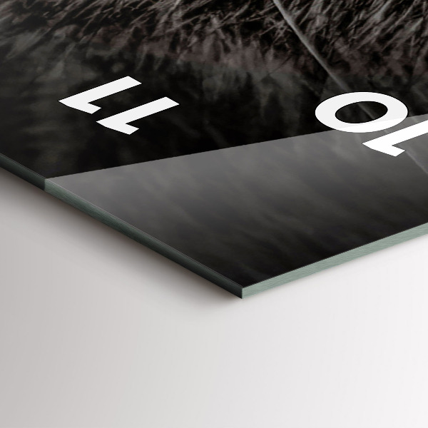 Horloge rectangulaire verticale Chien et chat Scottish Fold