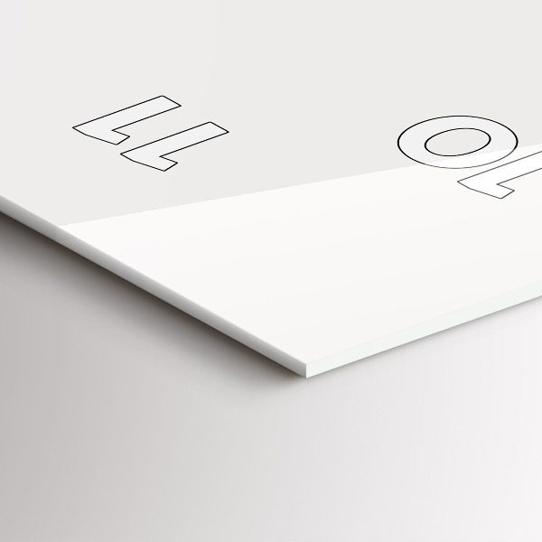 Horloge murale verticale 'Les phases de la lune et l''œil'