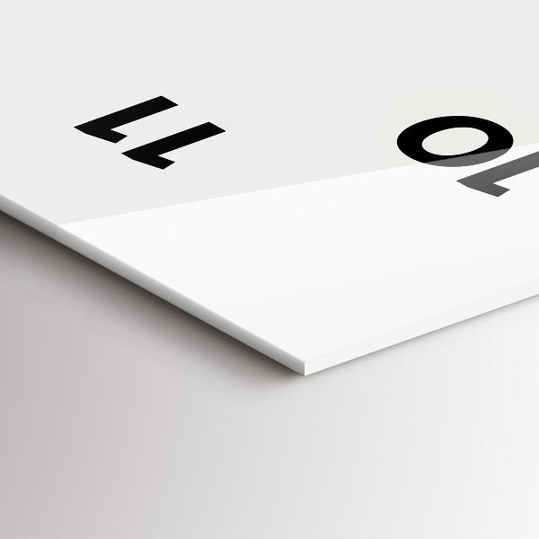 Horloge murale verticale 'Les phases de la lune et l''œil'