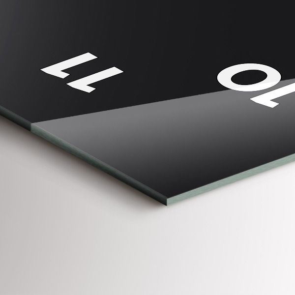 Horloge murale verticale Phases de la lune et insectes