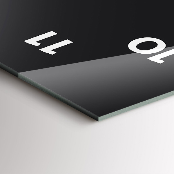 Horloge murale verticale Phases de la lune et sablier