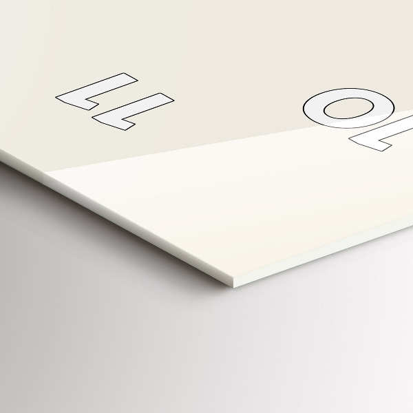 Horloge murale verticale Phases de la lune