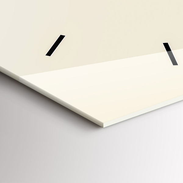 Horloge rectangulaire verticale Cerf abstrait