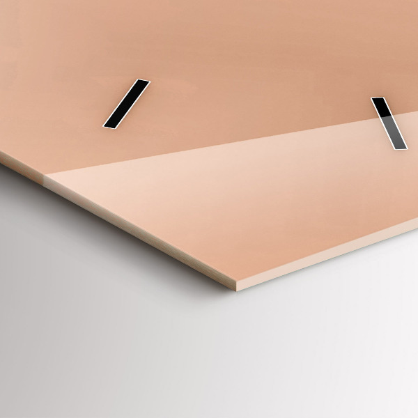 Horloge rectangulaire verticale Illustration de flamant rose