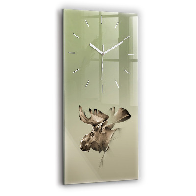 Horloge rectangulaire verticale Orignal graphique