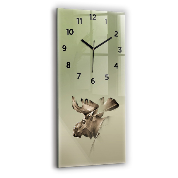 Horloge rectangulaire verticale Orignal graphique