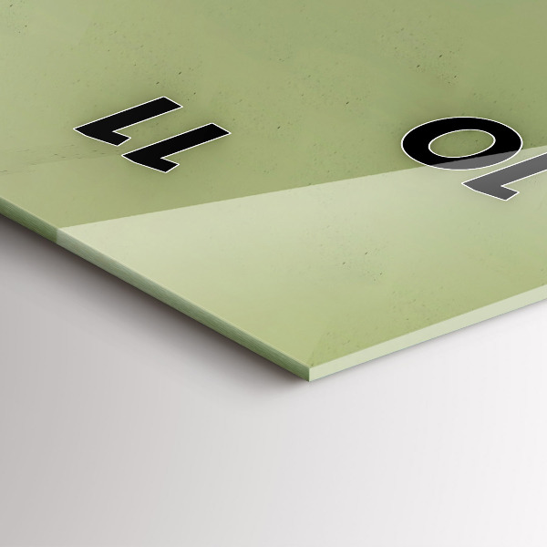 Horloge rectangulaire verticale Orignal graphique