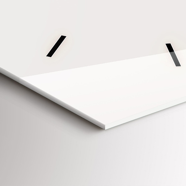 Horloge rectangulaire verticale 'portrait peint d''un tigre'