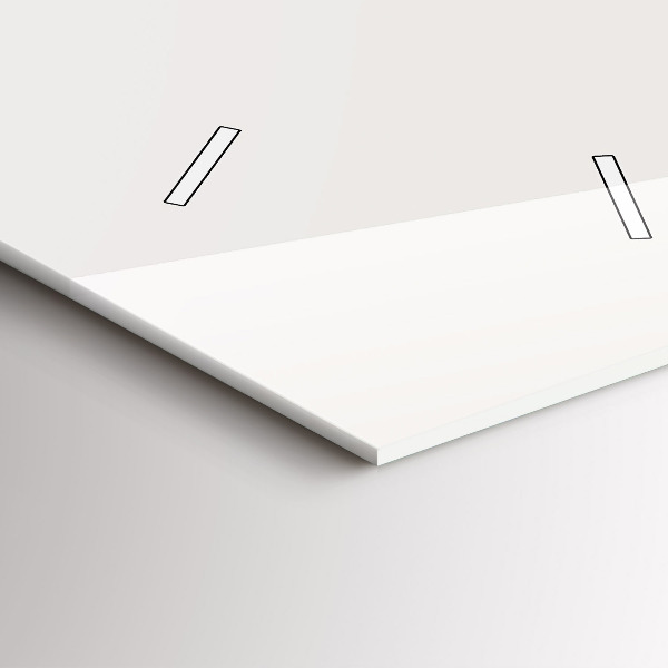 Horloge rectangulaire verticale 'portrait peint d''un tigre'