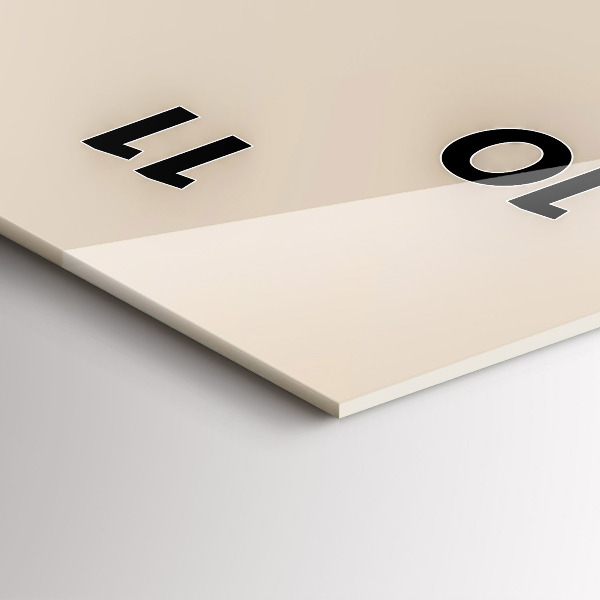 Horloge murale verticale Homme avec une pipe