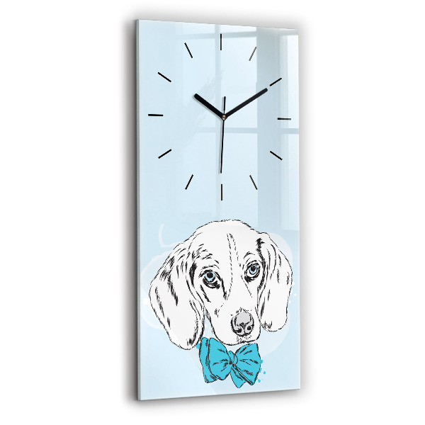 Horloge murale verticale Chiot