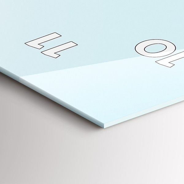 Horloge murale verticale Chiot