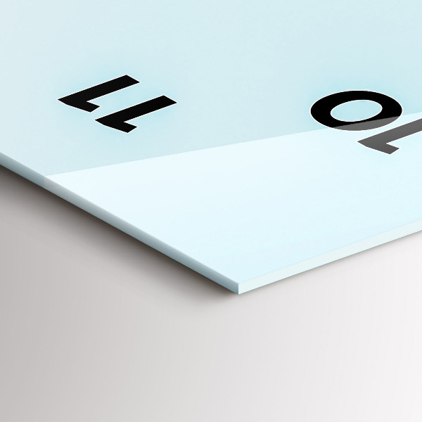 Horloge murale verticale Chiot