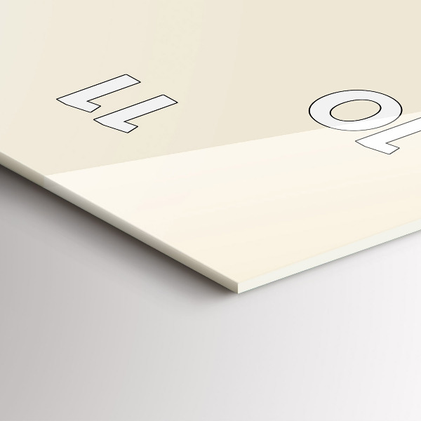 Horloge murale verticale Cerf en chemise