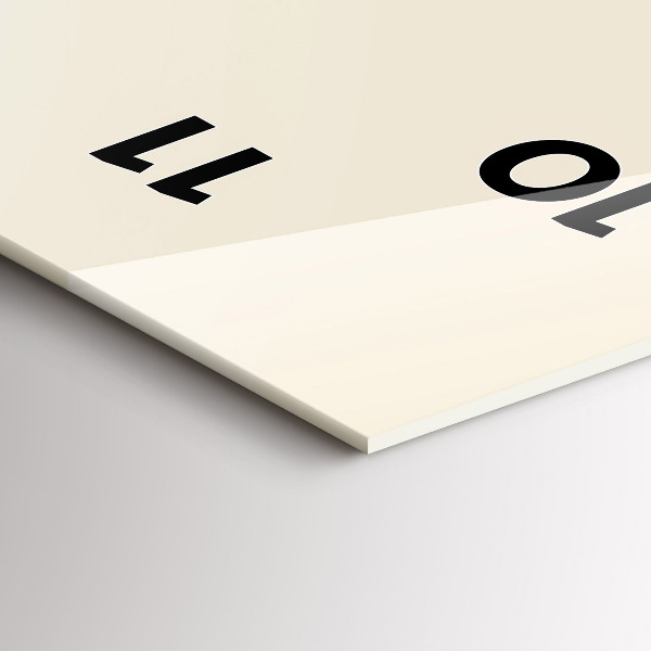 Horloge murale verticale Cerf en chemise