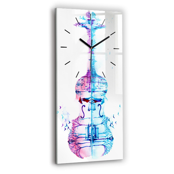 Horloge rectangulaire verticale Lac du parc Cello