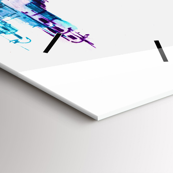 Horloge rectangulaire verticale Lac du parc Cello