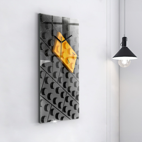 Horloge rectangulaire verticale Blocs de jouets