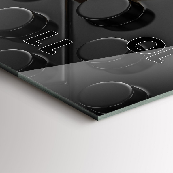 Horloge rectangulaire verticale Blocs de jouets