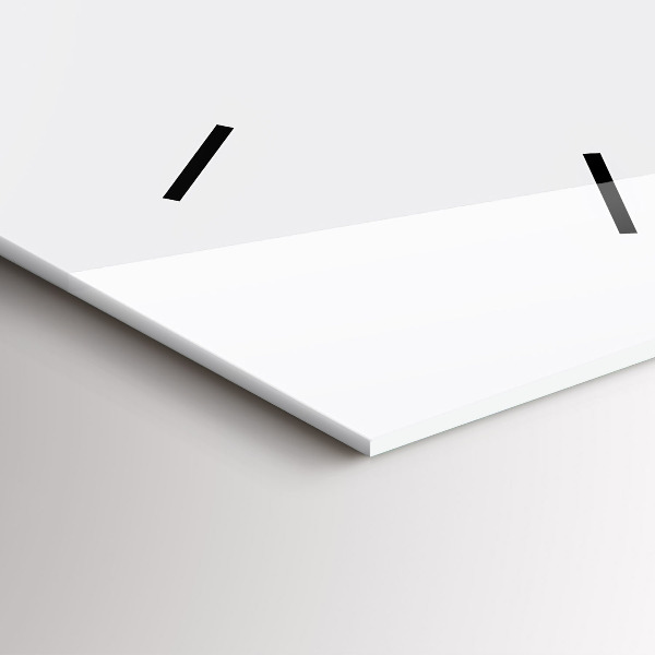 Horloge rectangulaire verticale 'Silhouette d''une panthère'