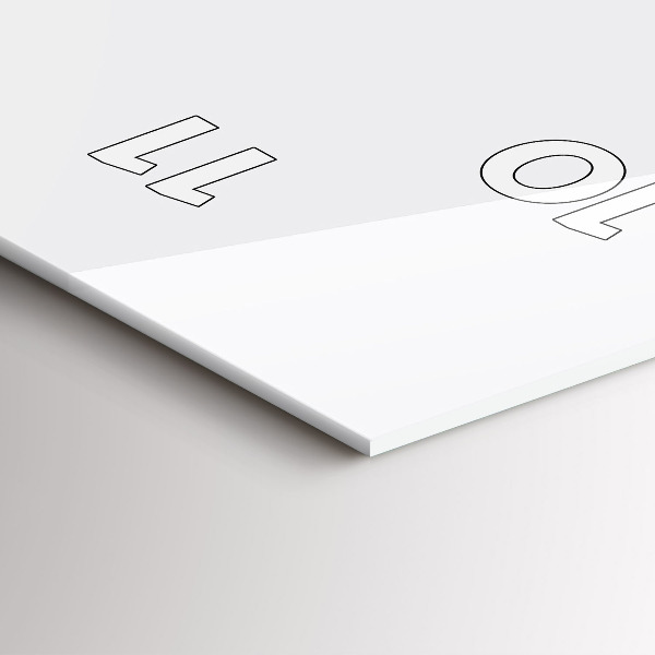 Horloge rectangulaire verticale 'Silhouette d''une panthère'