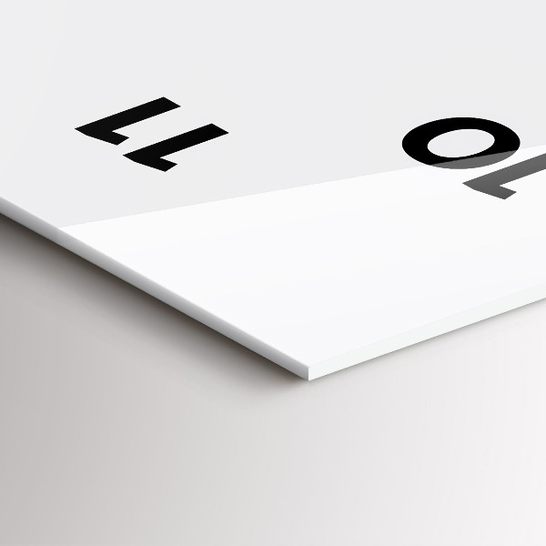 Horloge rectangulaire verticale 'Silhouette d''une panthère'