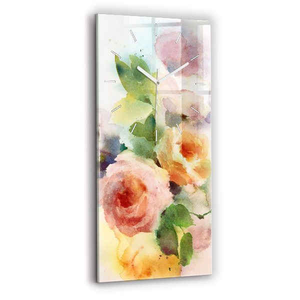 Horloge rectangulaire verticale Visualisation de la nature
