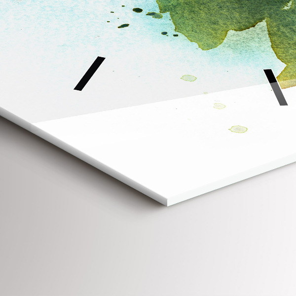 Horloge rectangulaire verticale Visualisation de la nature