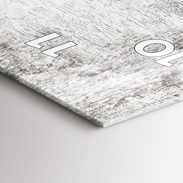 Horloge rectangulaire verticale Plantes ornementales