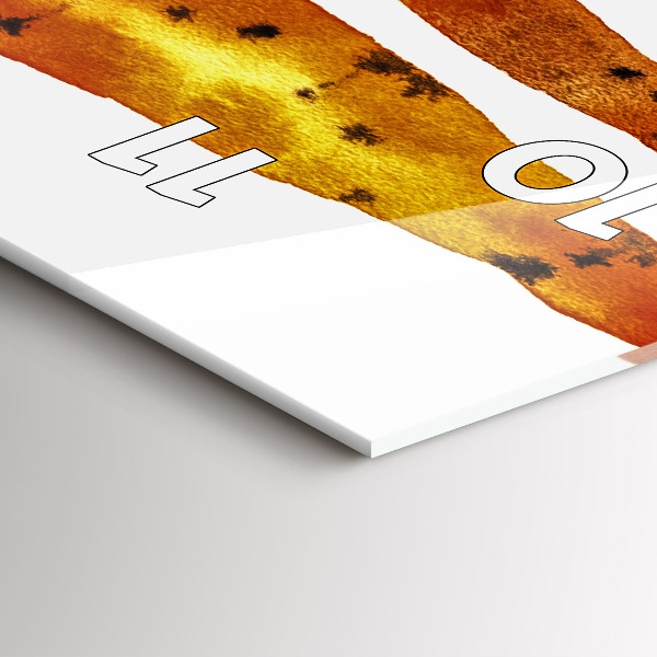 Horloge murale verticale Illustration de carotte