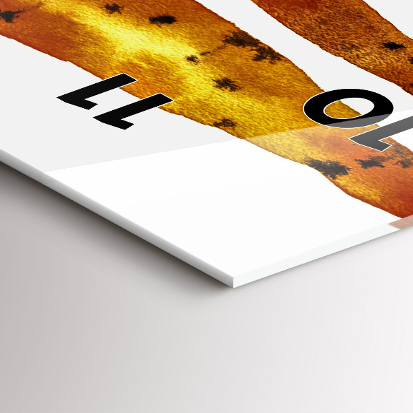 Horloge murale verticale Illustration de carotte