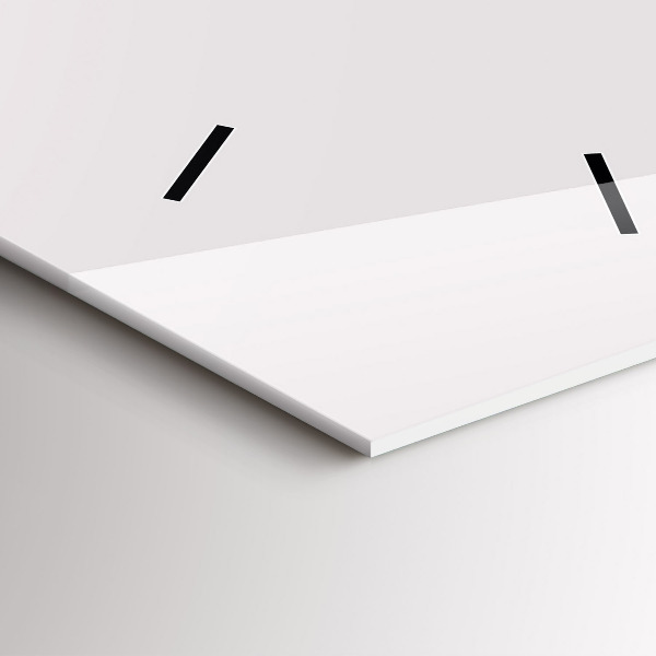 Horloge murale verticale Dessin au trait de rhinocéros