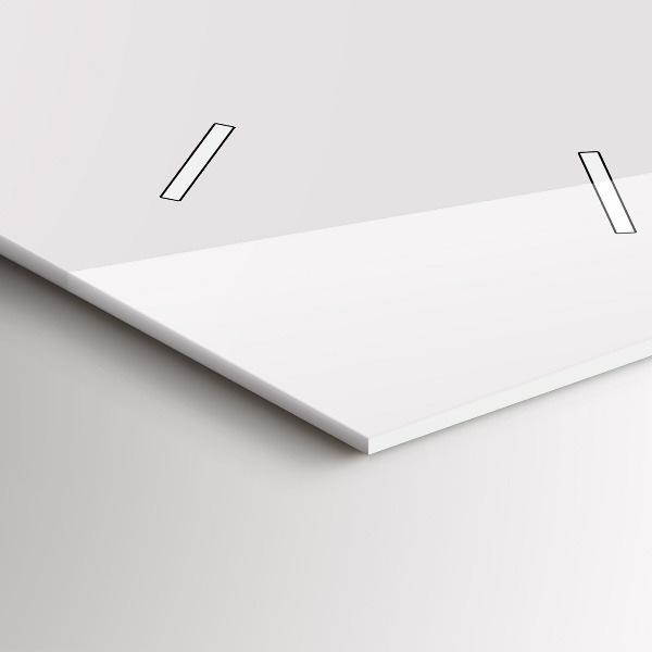 Horloge murale verticale Dessin au trait de rhinocéros