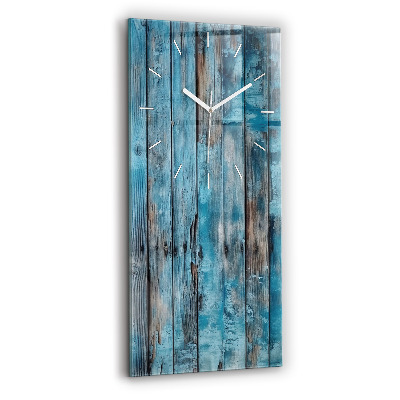 Horloge murale verticale Tableaux bleus