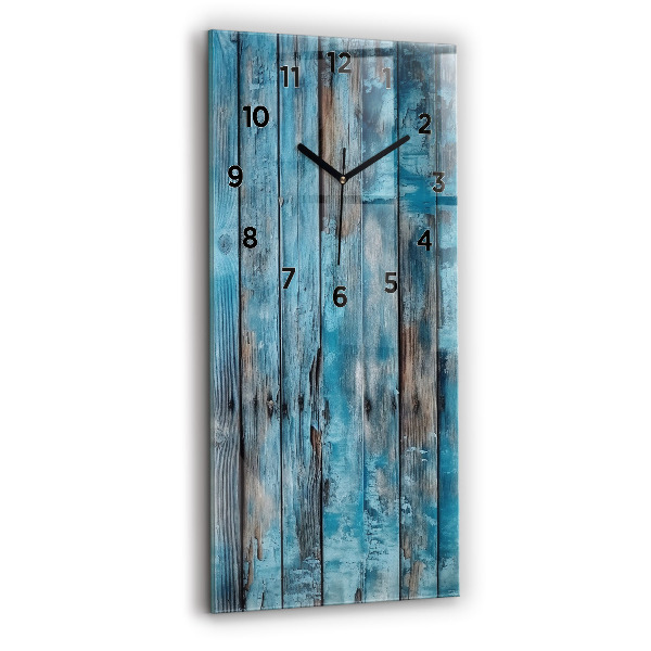 Horloge murale verticale Tableaux bleus