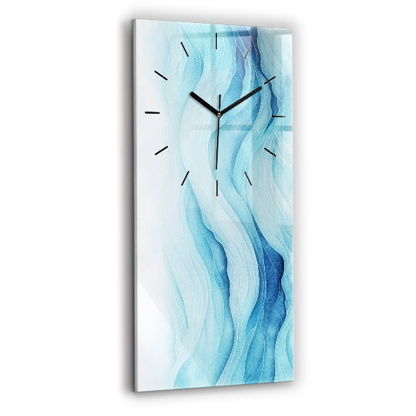 Horloge murale verticale Nuages bleus