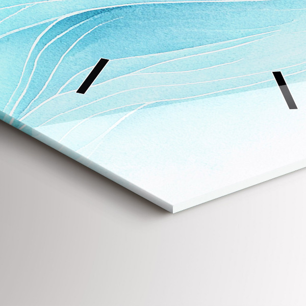 Horloge murale verticale Nuages bleus