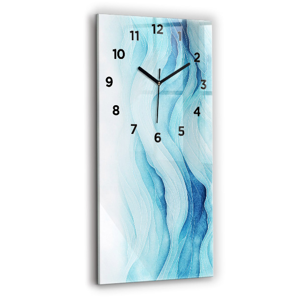 Horloge murale verticale Nuages bleus