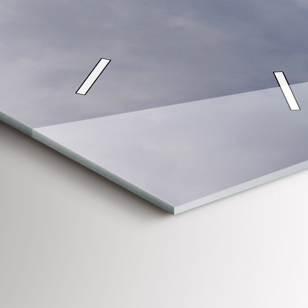 Horloge murale verticale montagnes Rocheuses