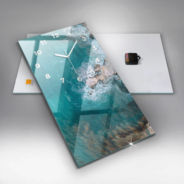 Horloge murale verticale Fjords de la Costa Blanca