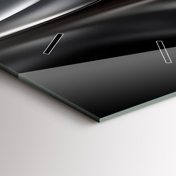 Horloge murale verticale Abstraction