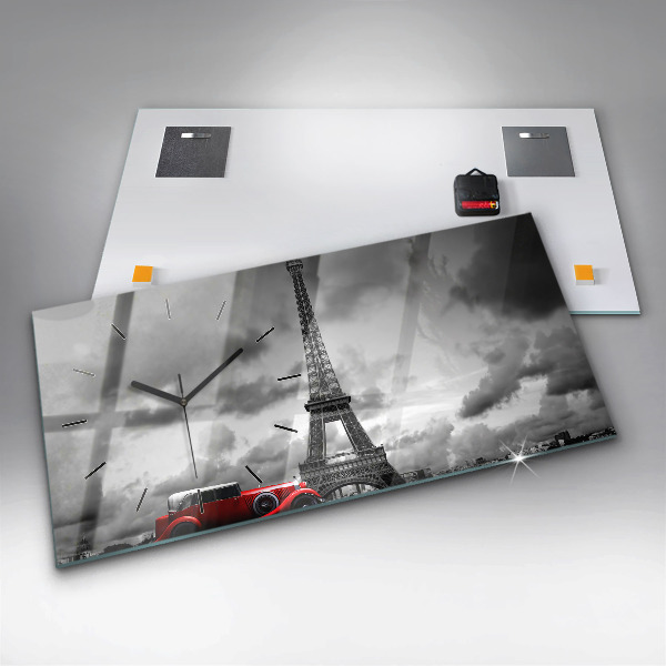 Horloge rectangulaire horizontale Tour Effel Paris