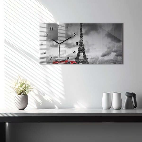 Horloge rectangulaire horizontale Tour Effel Paris