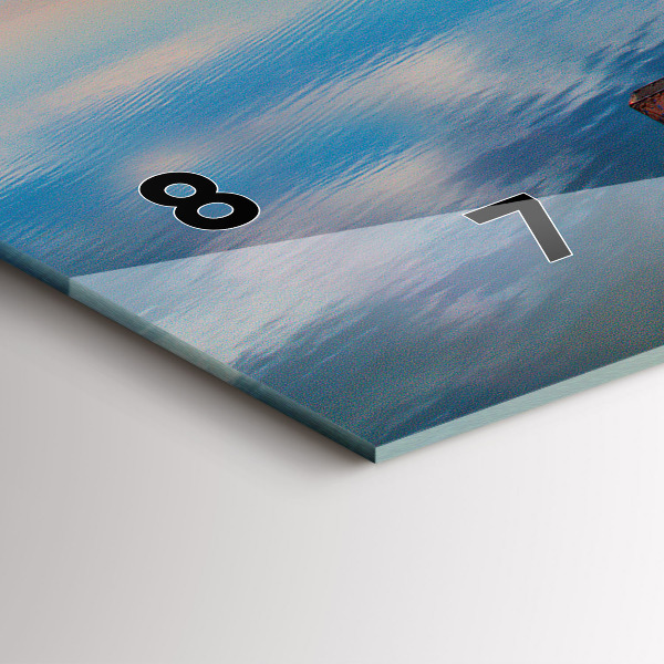 Horloge rectangulaire horizontale Jetée du lac