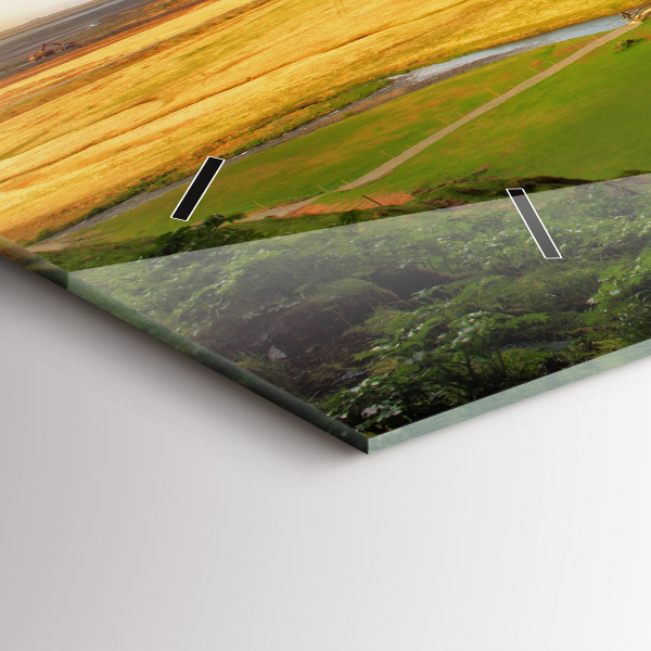 Horloge rectangulaire horizontale Cascade en Islande