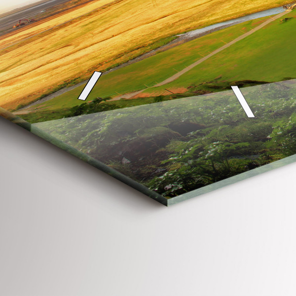 Horloge rectangulaire horizontale Cascade en Islande