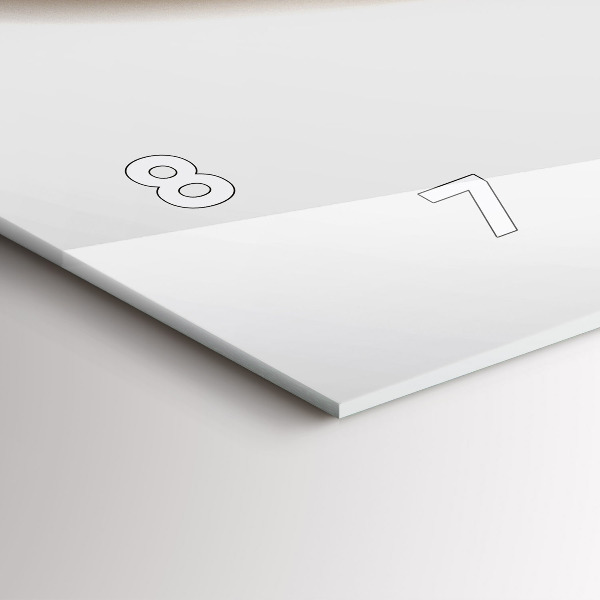 Horloge rectangulaire horizontale Lignes abstraites