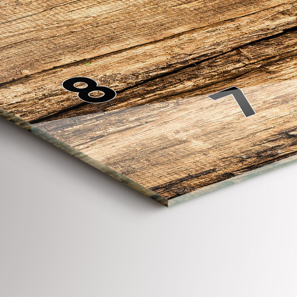 Horloge rectangulaire horizontale 'Cuillères d''épices'