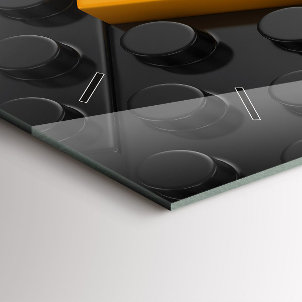 Horloge rectangulaire horizontale Blocs de jouets