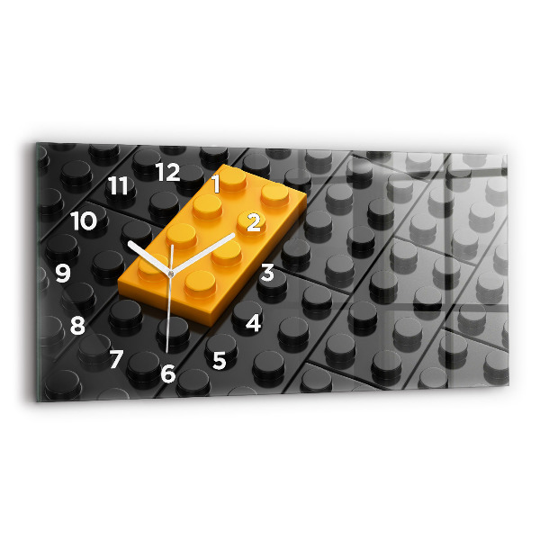 Horloge rectangulaire horizontale Blocs de jouets